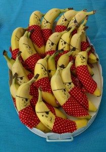 crianças adoram bananas. com carinhas então...